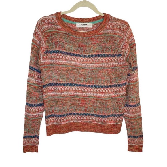 A n t h r o p o l o g i e • Sparrow fair isle vintage sweater - Picture 4 of 10